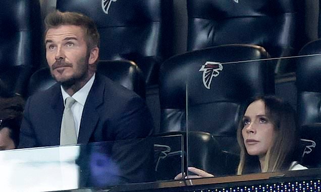 David Beckham Appears Tense as He Joins Victoria and Family for England's World Cup Semi-Final Against Argentina