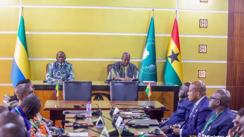 Gabon and Ghana sign MoU on political consultations and diplomats' training
