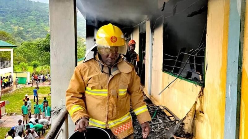Six students sustain minor injuries as fire destroys Leklebi SHS House Master's apartment