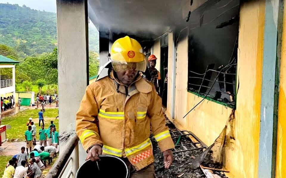 Six students sustain minor injuries as fire destroys Leklebi SHS House Master's apartment