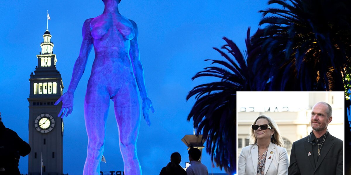 San Francisco’s 45-foot nude woman sculpture can be yours — with a major catch