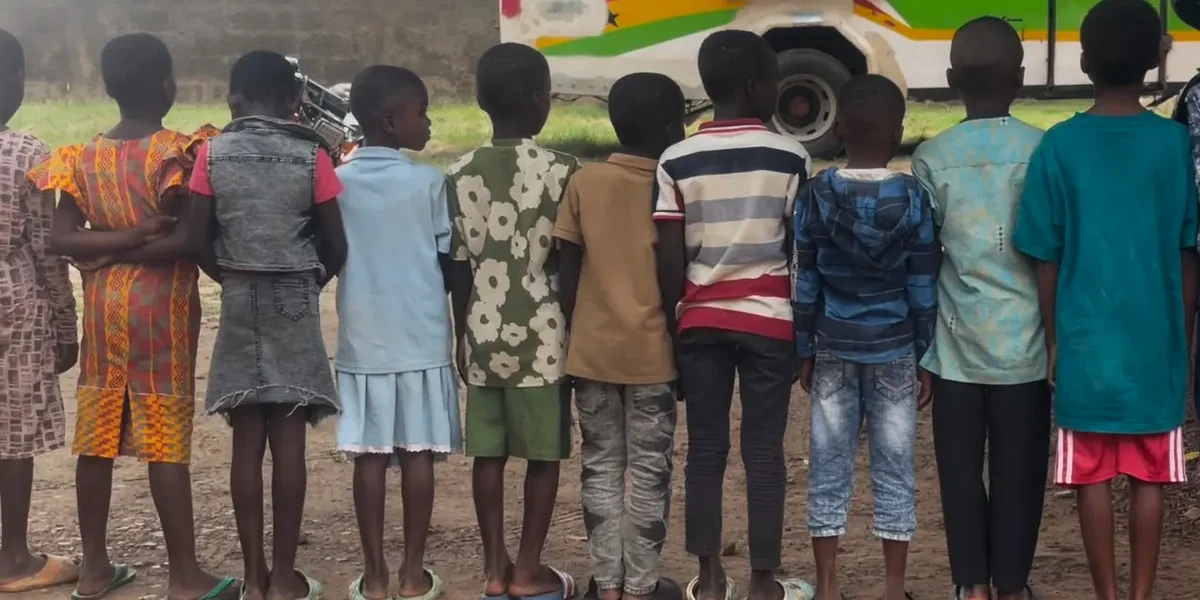 Volta Region: 45 suspected trafficked children, young persons rescued by NIB, National Security officials