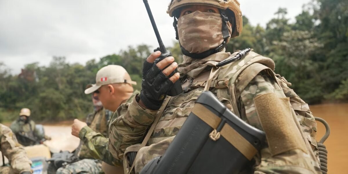 Peru cracks down on illegal gold mining in Amazon reserve with military show of force