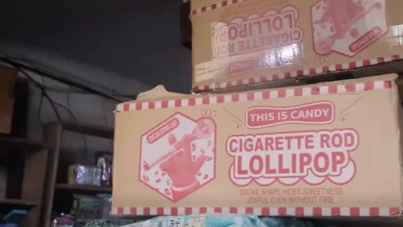 Video: FDA arrests suspect in Makola Market raid over cigarette-shaped candy