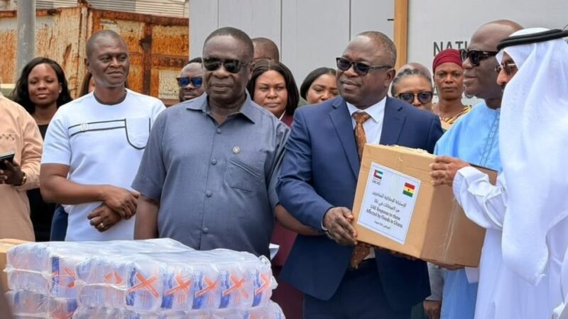 UAE presents relief items worth US$1m to support Ghana's flood relief efforts
