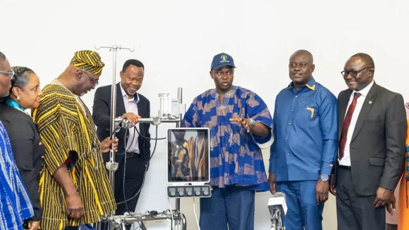 Greater Accra Regional Hospital hands over ECMO machine to UGMC to support critical care services