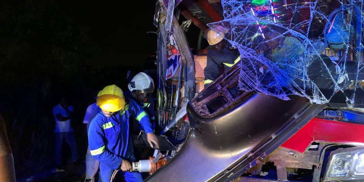 68 rescued after two Granbird buses collide on Kumasi-Accra highway