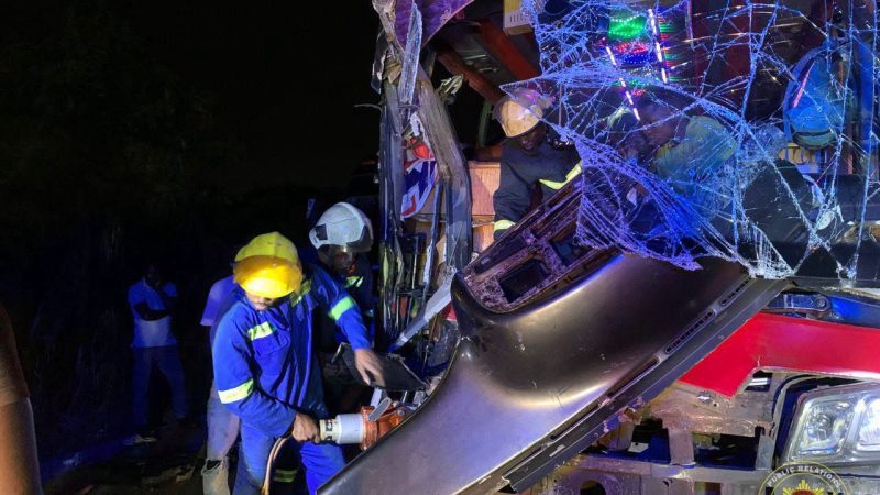 68 rescued after two Granbird buses collide on Kumasi-Accra highway