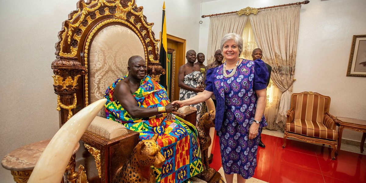 Manhyia Palace in Kumasi
