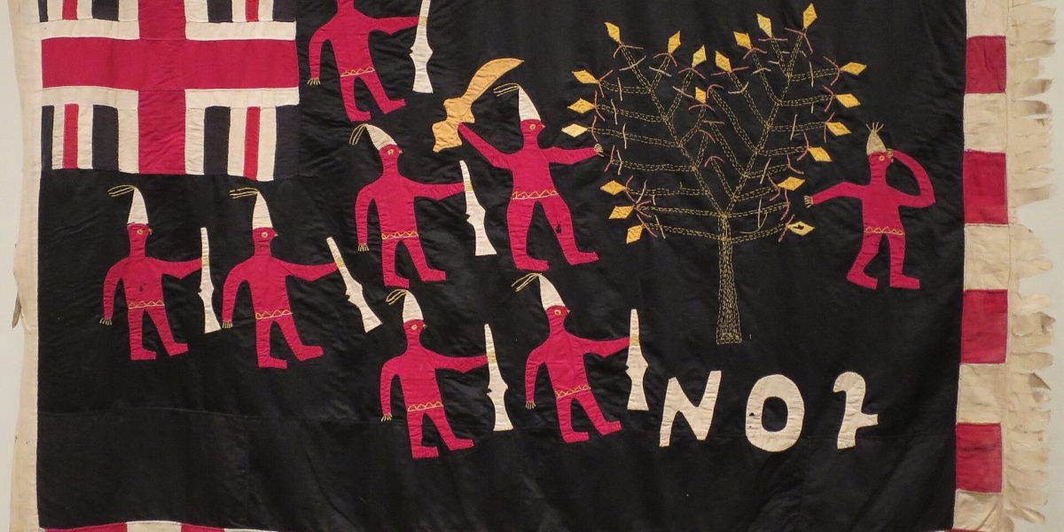 Asafo flag of No. 2 Company, made by Akwa Osei of Kormantine