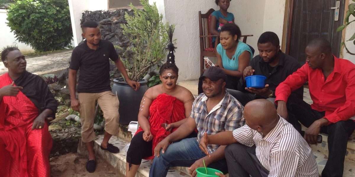 A Nollywood film set in Awka, Nigeria
