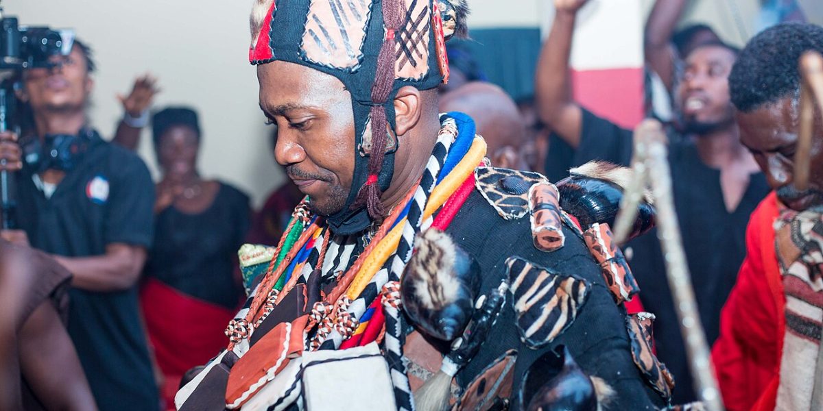 The Okuapehene, Oseadeeyo Kwasi Akuffo III, paramount chief of Akuapem