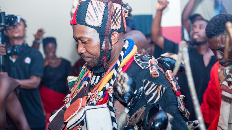 The Okuapehene, Oseadeeyo Kwasi Akuffo III, paramount chief of Akuapem