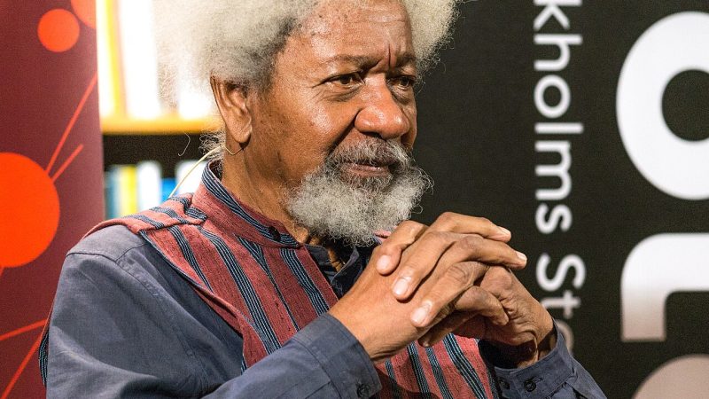 Wole Soyinka, winner of the 1986 Nobel Prize in Literature, in 2018